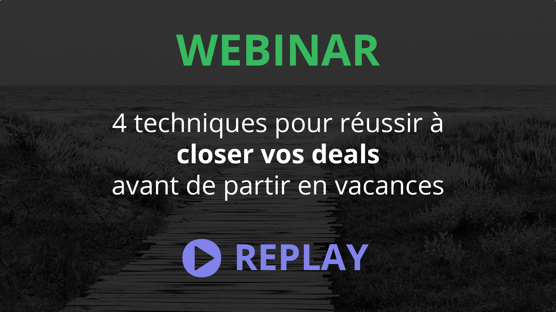 Webinar - 4 techniques closing